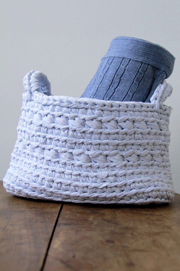 Styling basket baby blue small