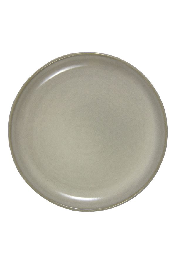 glaze ceramic aardewerk bord melk wit xlarge