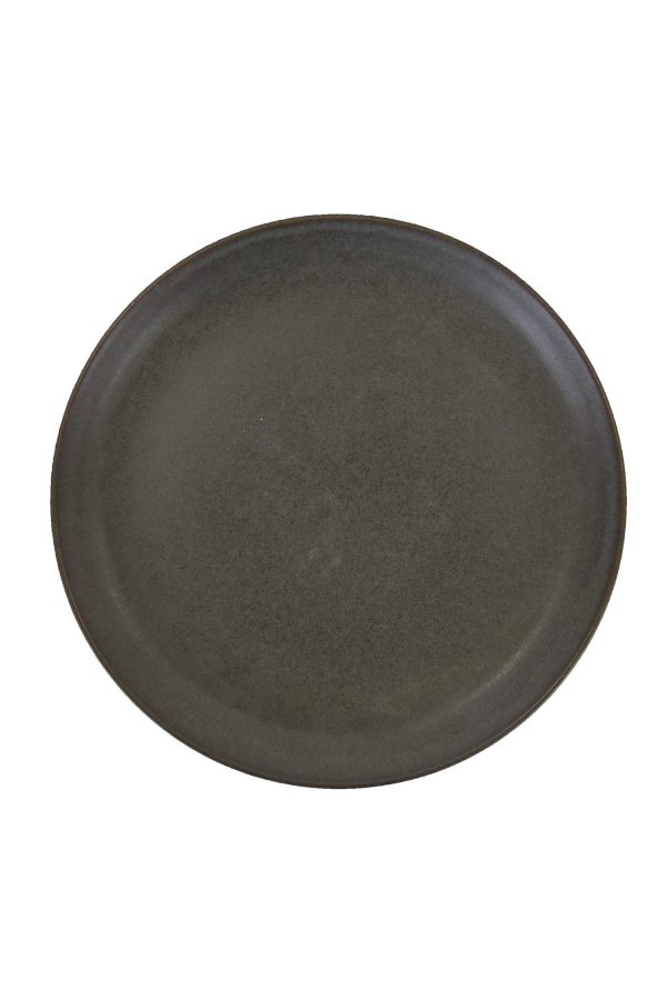 glaze ceramic aardewerk dessert bord charcoal medium