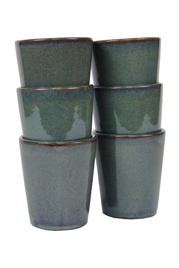 glaze ceramic aardewerk kop celadon large