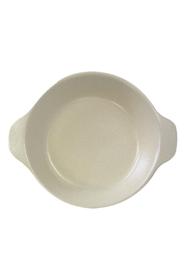 glaze ceramic aardewerk oven bord melk wit small