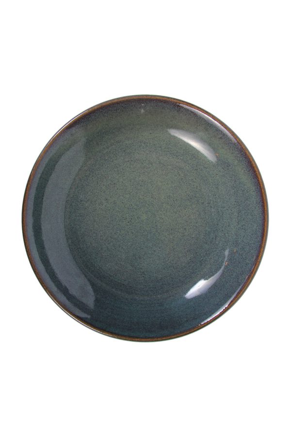 glaze ceramic aardewerk soep bord celadon medium