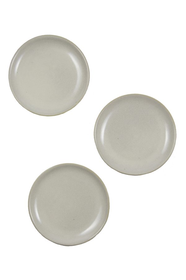 glaze ceramic aardewerk tapas bord melk wit small