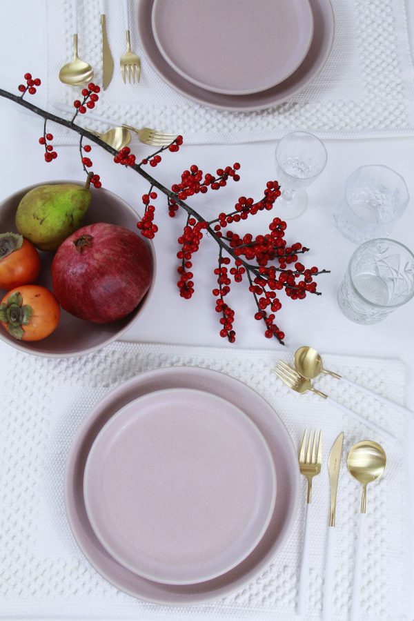 styling foto glaze ceramic aardewerk bord poeder roze xlarge
