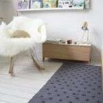 liz grey woven cotton rug