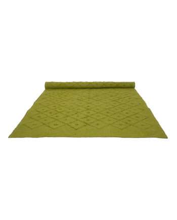 diamond acid green woven cotton rug xlarge