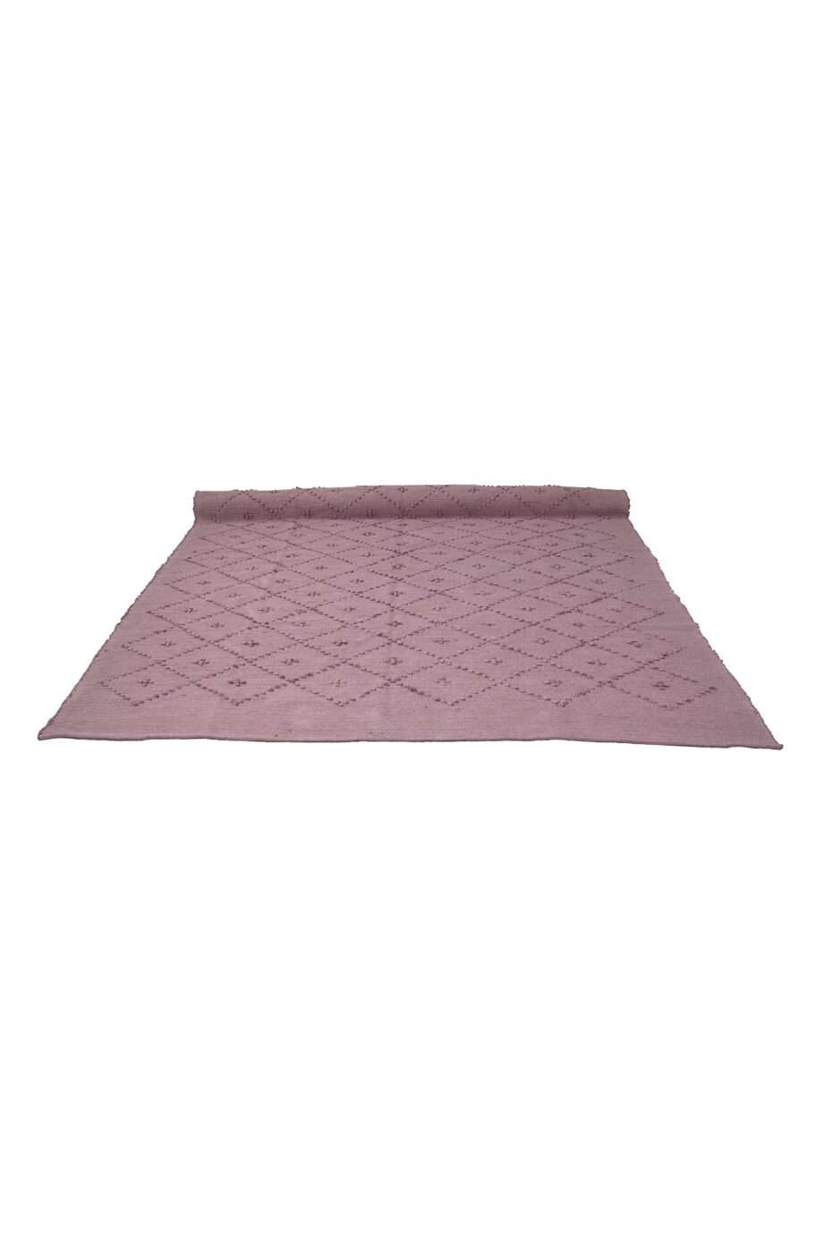 diamond violet woven cotton rug xlarge