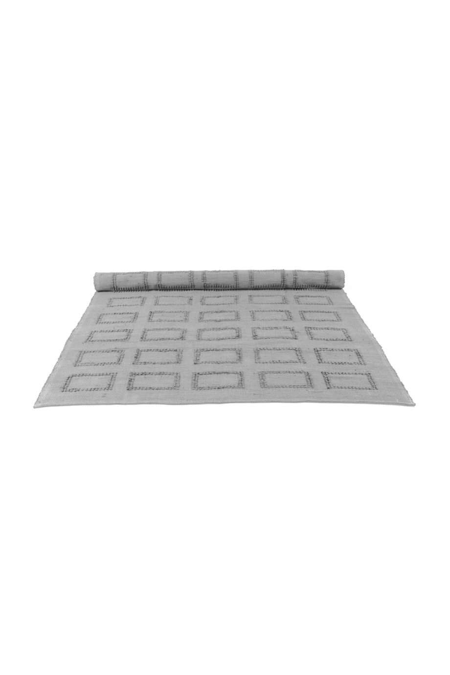 quadro light grey woven cotton rug xlarge