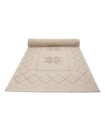 star clay woven cotton rug medium