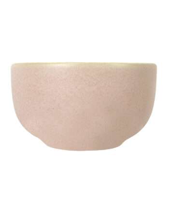 bowl powder rose mat ceramic medium