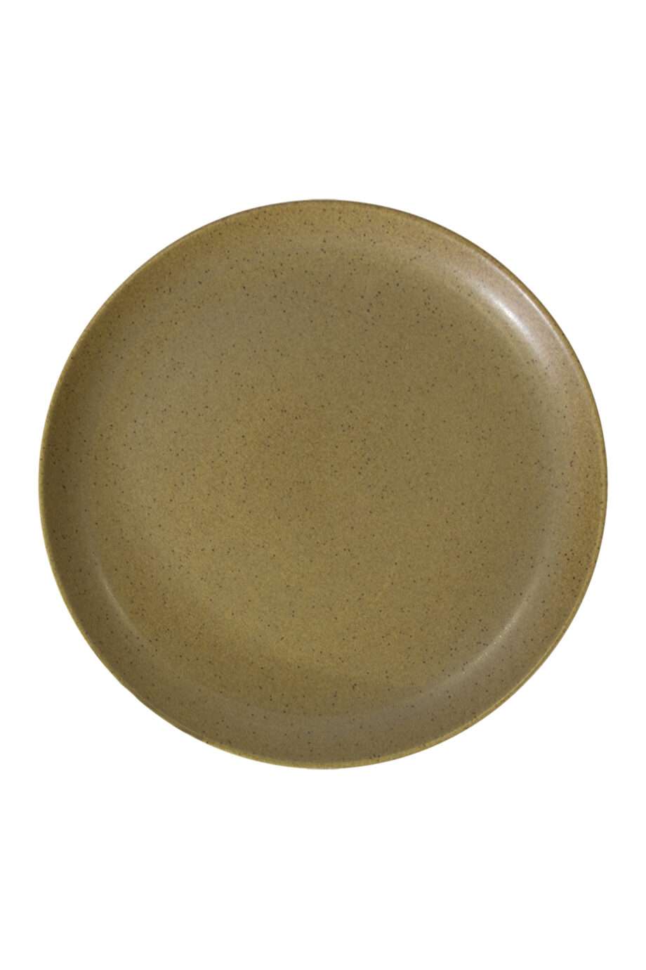 dessert plate mustard mat ceramic medium