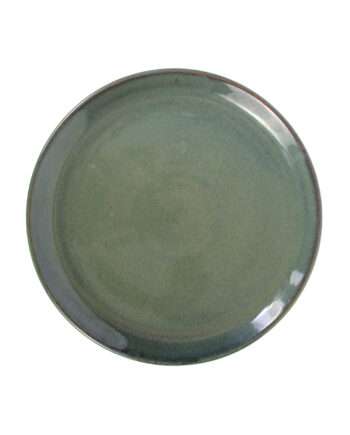 dinner plate celadon glaze ceramic xlarge