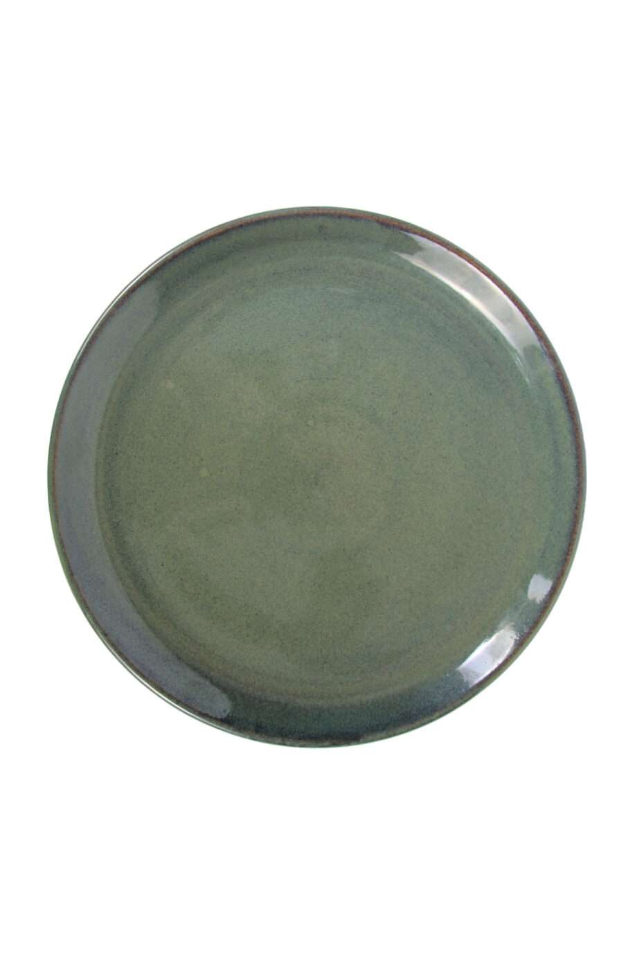 dinner plate celadon glaze ceramic xxlarge