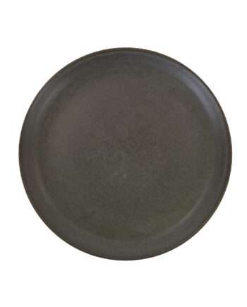 dinner plate charcoal mat ceramic xlarge