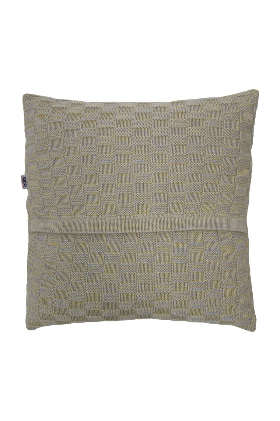 drops mêlée citrus knitted cotton pillowcase xsmall