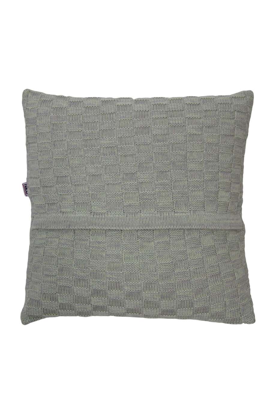 drops mêlée mint knitted cotton pillowcase xsmall