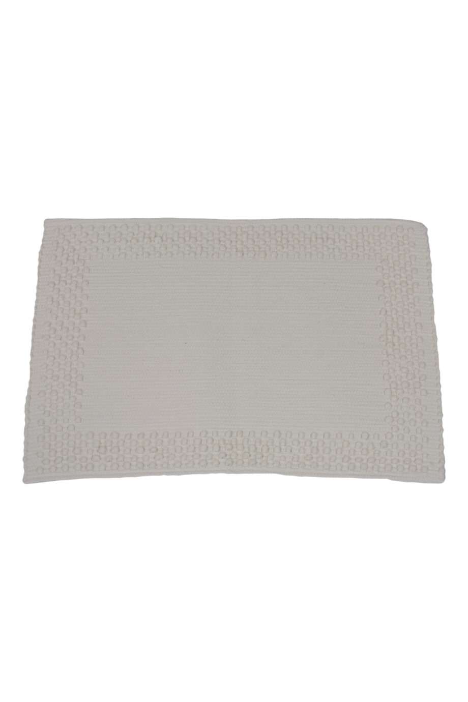 frame off-white woven cotton placemat small