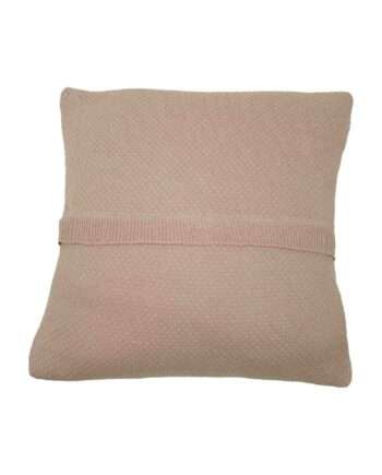 liz baby pink knitted cotton pillowcase medium