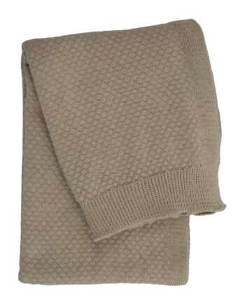 liz linen knitted cotton little blanket medium