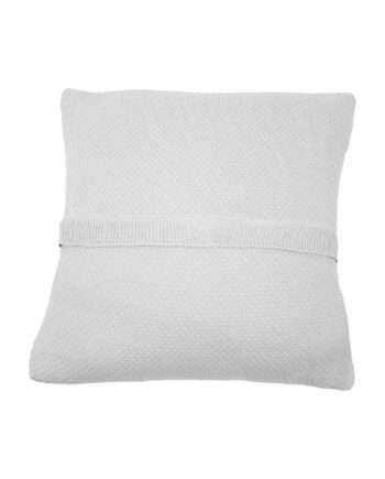 liz white knitted cotton pillowcase medium