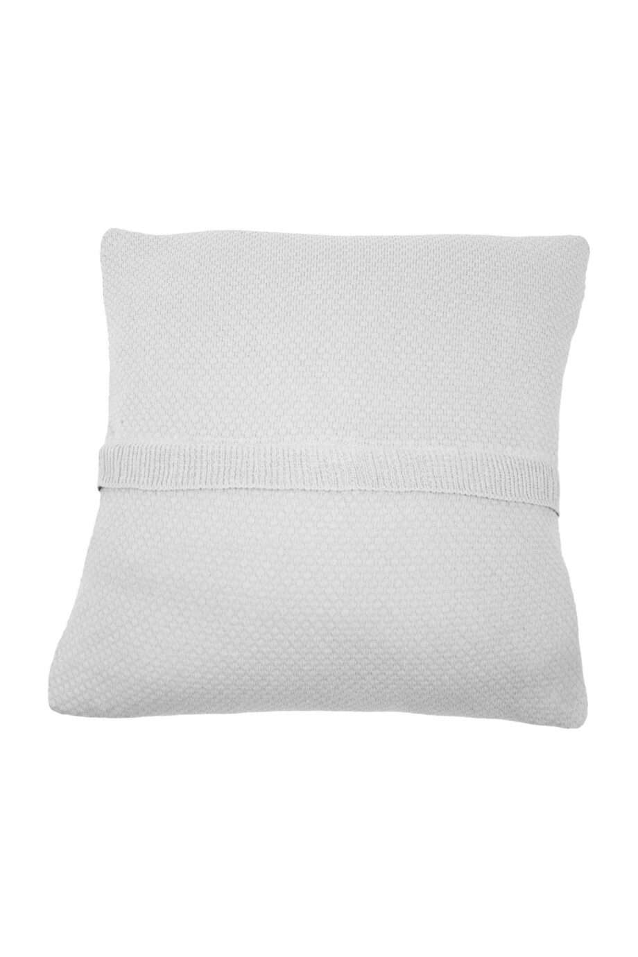 liz white knitted cotton pillowcase medium
