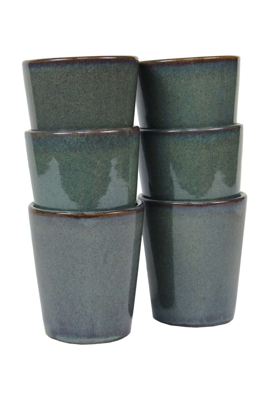 mug celadon glaze ceramic large