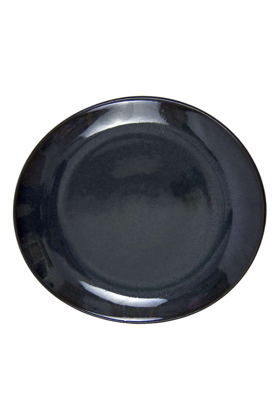oval plate ink glaze ceramic medium