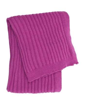 ribs small pink knitted cotton little blanket small
