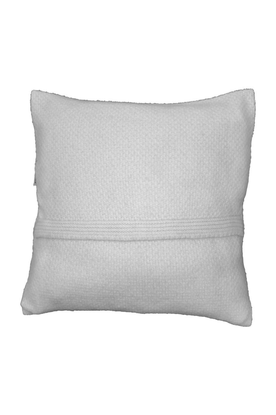 rice white knitted woolen pillowcase xsmall