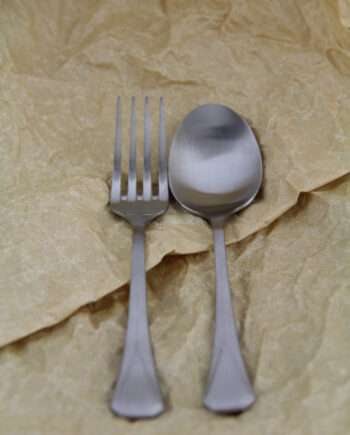 stainless steel cutlery silver desert set