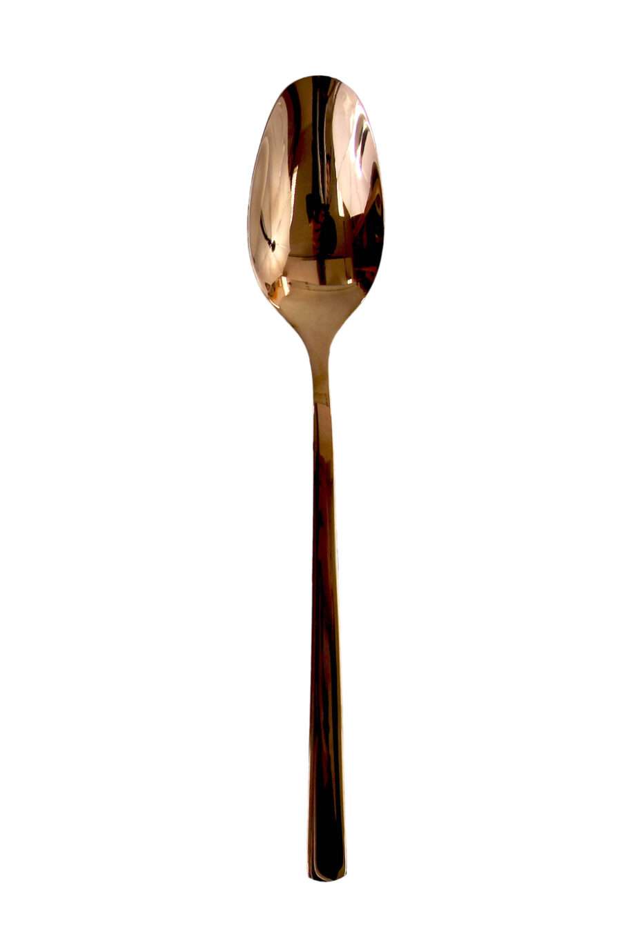 stainless steel cutlery golden yellow diner spoon