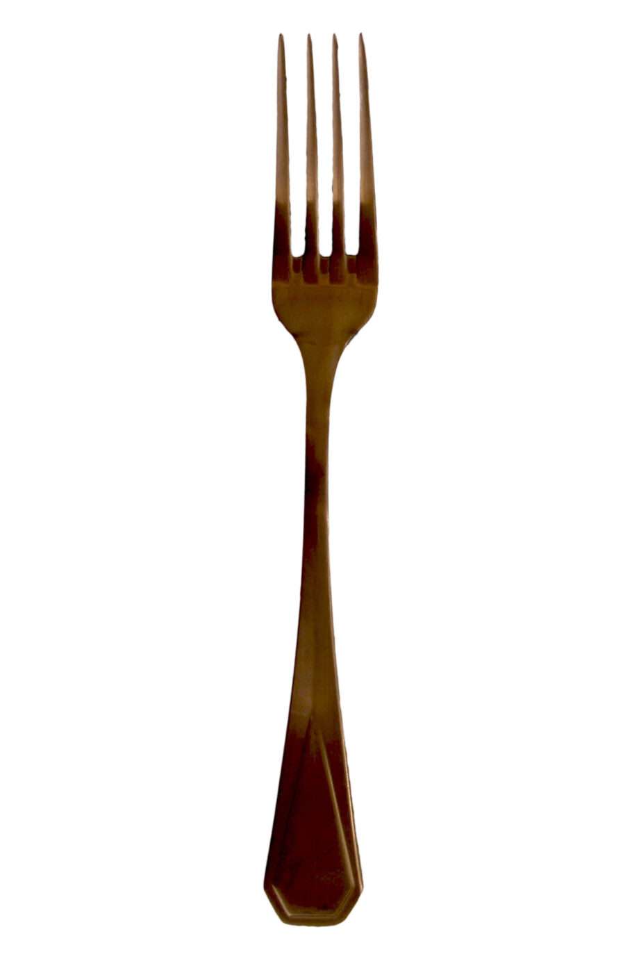 stainless steel cutlery matt gold desser vork