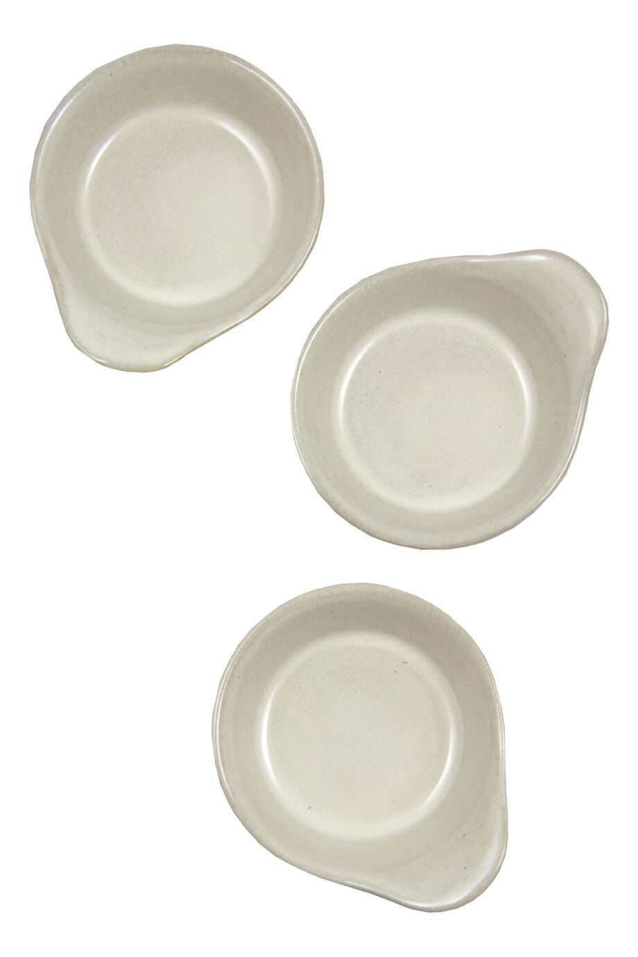 tapas dish milk glaze ceramic small