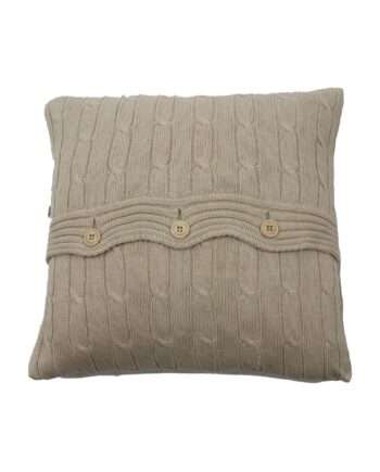 twist linen knitted cotton pillowcase medium