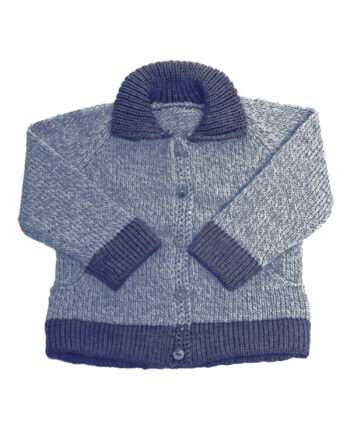 knitted woolen cardigan basic baby blue 0 year
