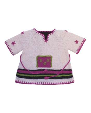 knitted woolen cardigan pink 0 year