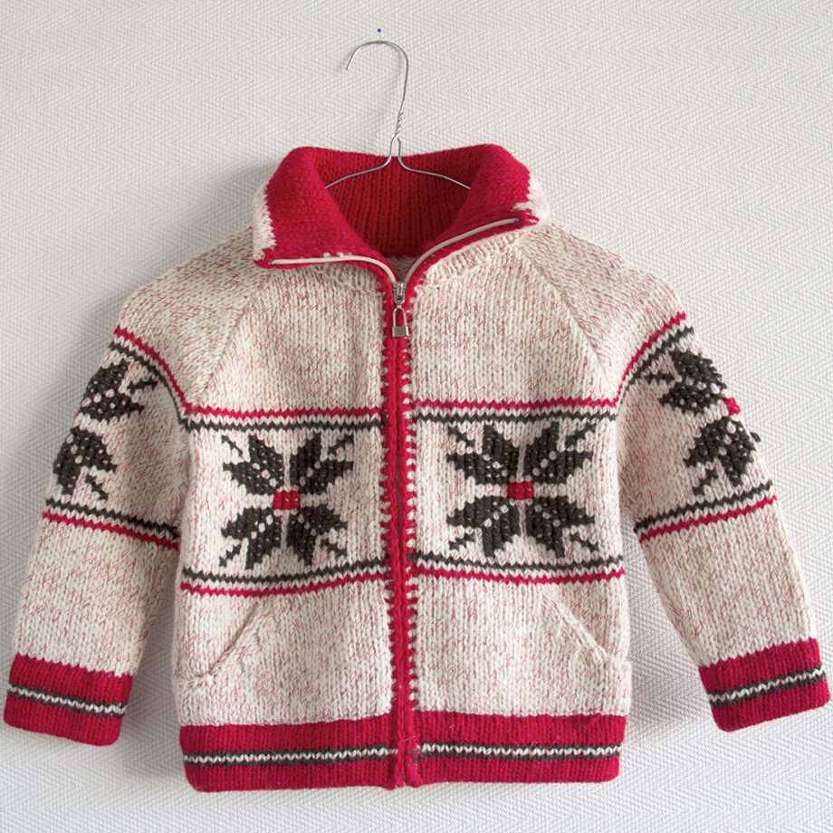 knitted woolen cardigan star pink 1.5 year