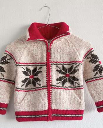 knitted woolen cardigan star pink 3 year