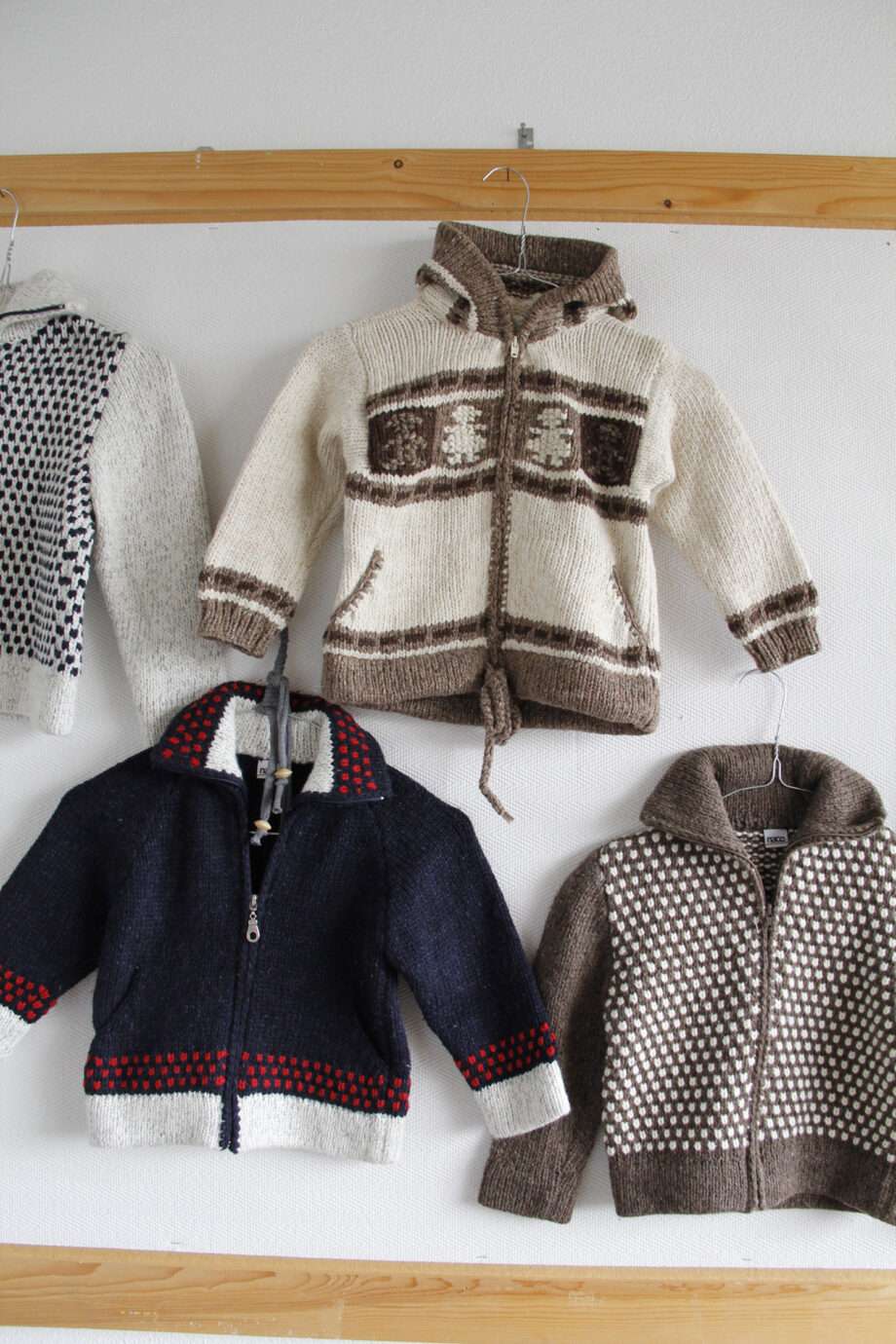 knitted woolen cardigans