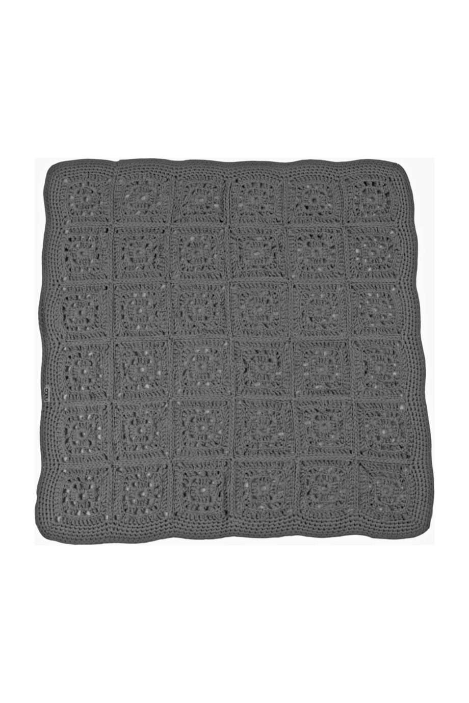 granny anthracite crochet cotton rug xlarge
