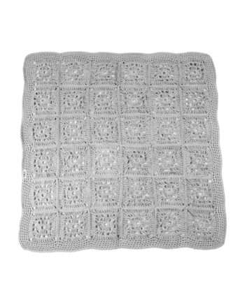 granny light grey crochet cotton rug xlarge