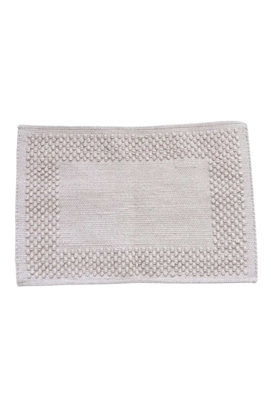 frame ecru woven cotton placemat small