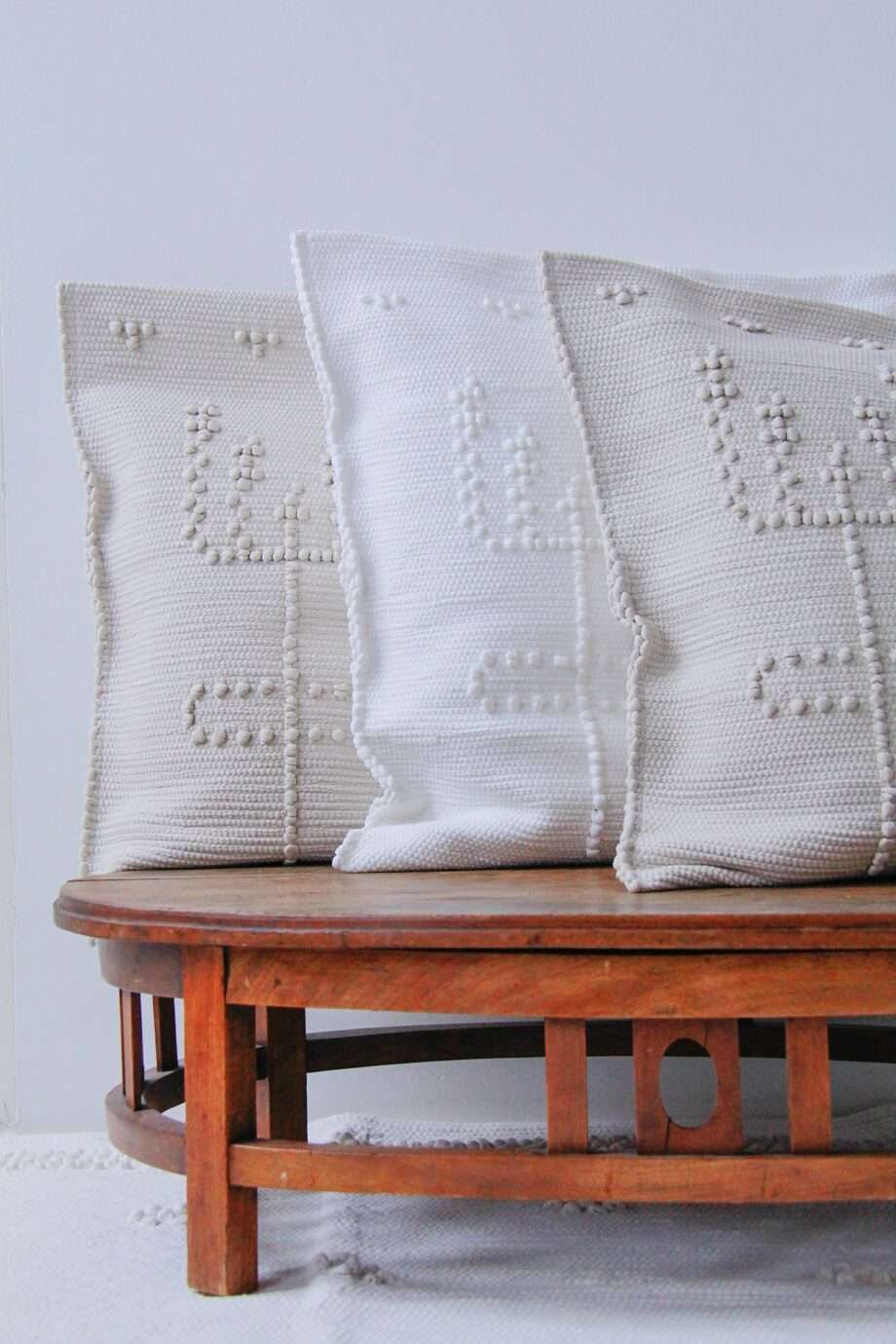 styling pillowcase summerflowers linen & off-white