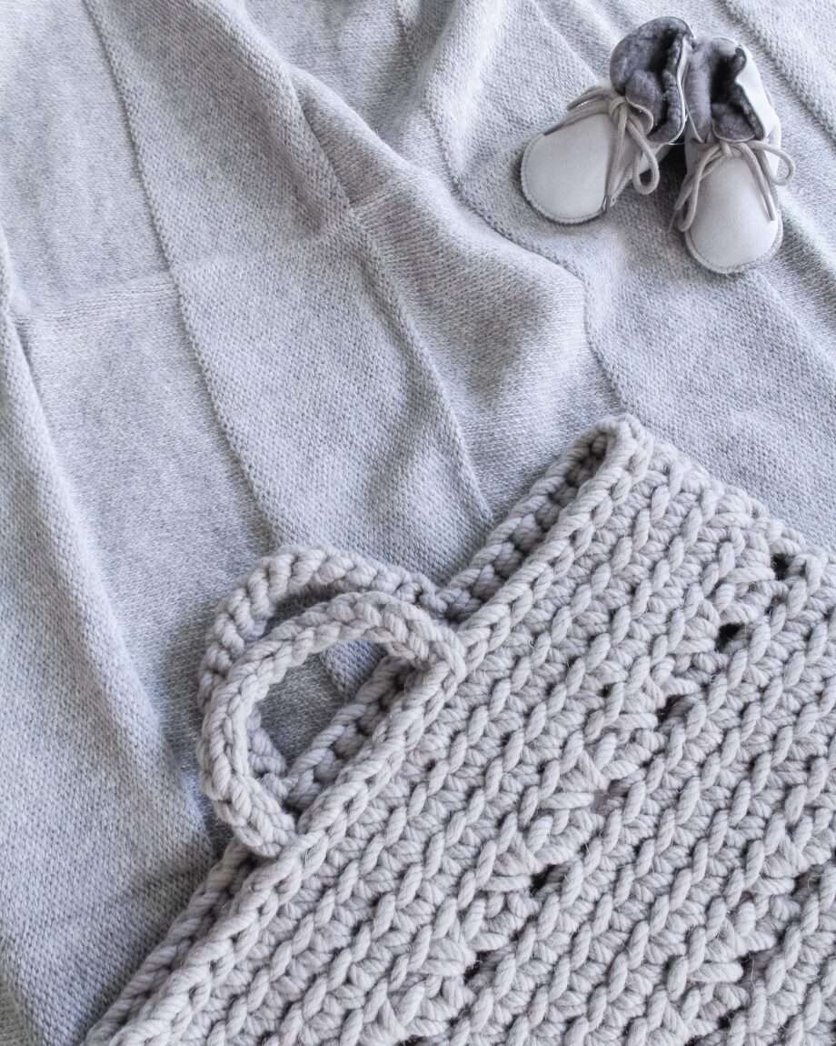 Styling basket basic wool grey