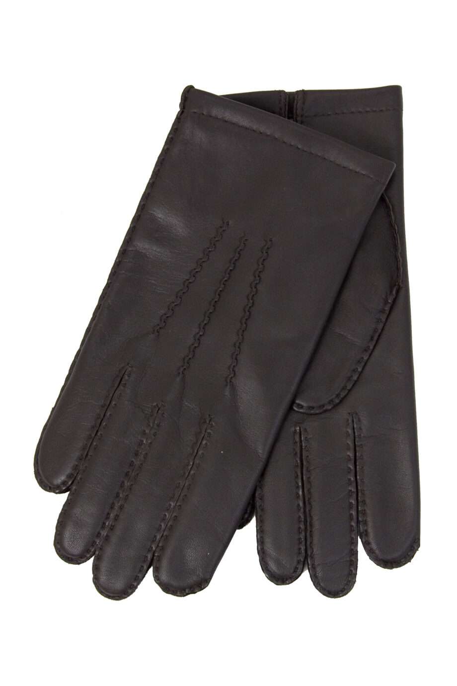 classic choc leather glove (men) medium