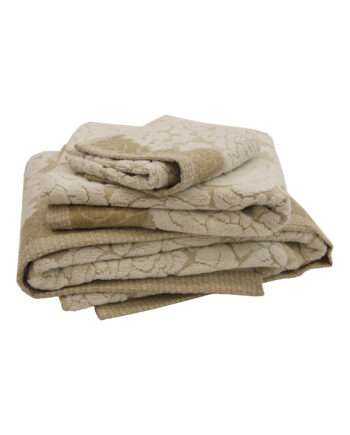 camelia linen woven cotton towel set