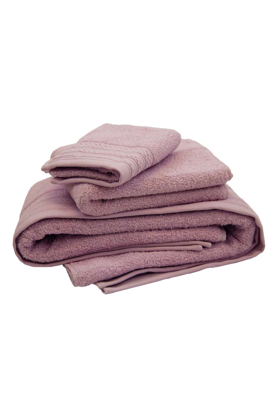 cancun violet woven cotton towel set